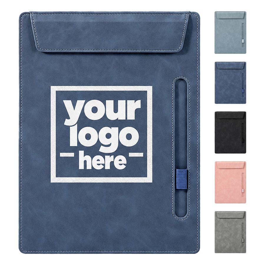 Magnetic Clipboard With Recessed Pen Storage