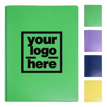 Three-Prong Plastic Folder With Interior Pockets