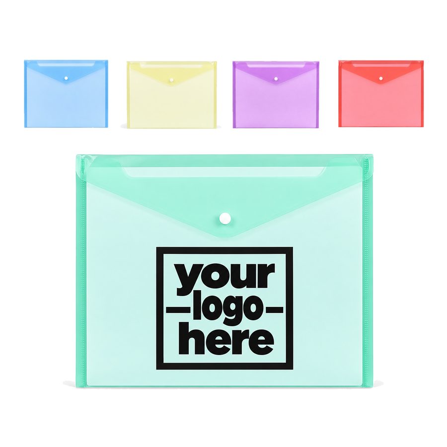 Triangular-Flap Document Pouch