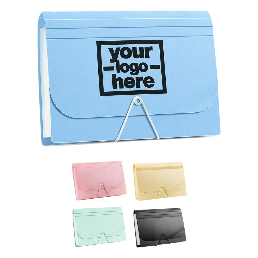 Thirteen-Pocket Receipt Organizer With Index Tabs