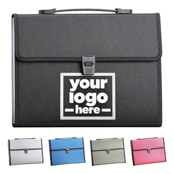 13-Compartment Document Organizer With Carry Handle