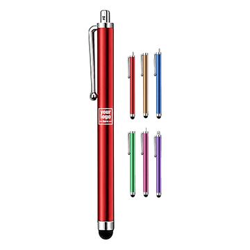 Metal Capacitive Stylus With Pocket Clip