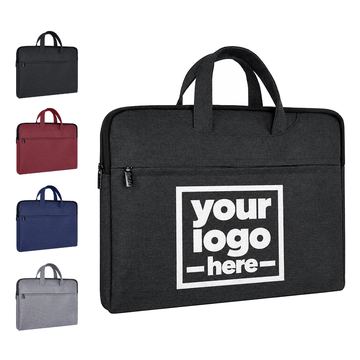 Rounded-Corner Computer Briefcase