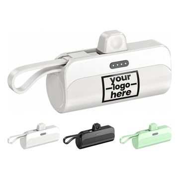 Compact Power Bank With Capped Connector