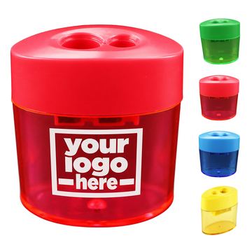Oval Two-Hole Pencil Sharpener