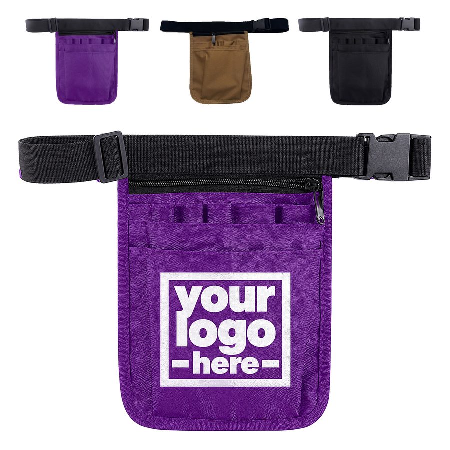 Vertical Waist Organizer With Layered Open Pockets
