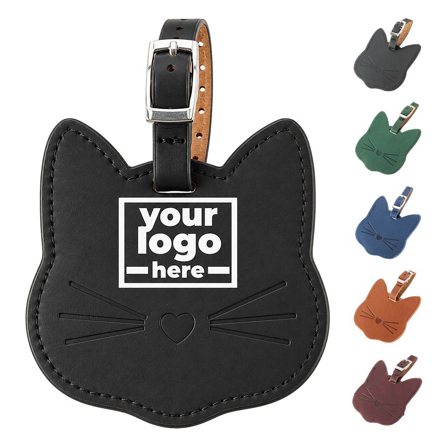 Cat-Shaped Luggage Identification Tag