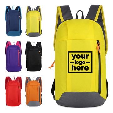 Polyester Hiking Backpack With Vertical Front Pocket