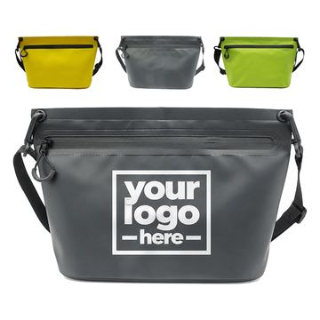 Tapered Crossbody Bag With Gusseted Base