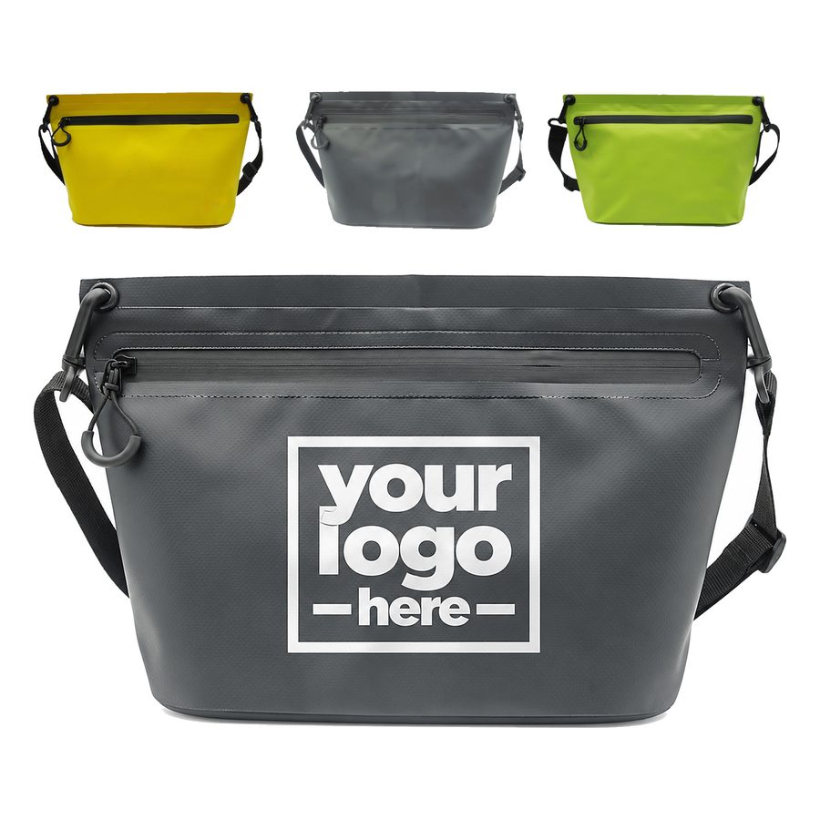 Tapered Crossbody Bag With Gusseted Base