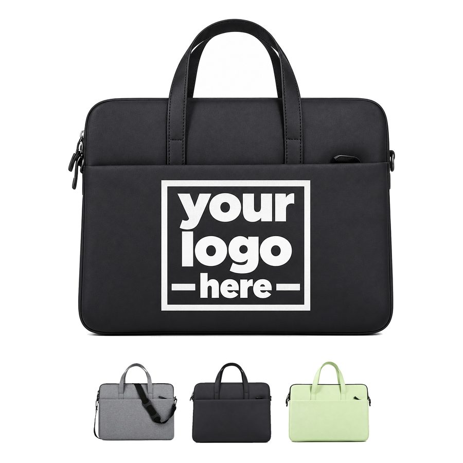Laptop Briefcase With Padded Shoulder Strap