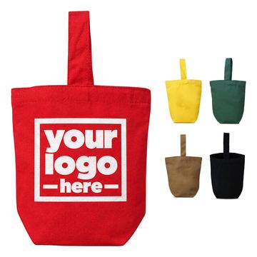 Single-Handle Mini Tote With A Gusseted Base