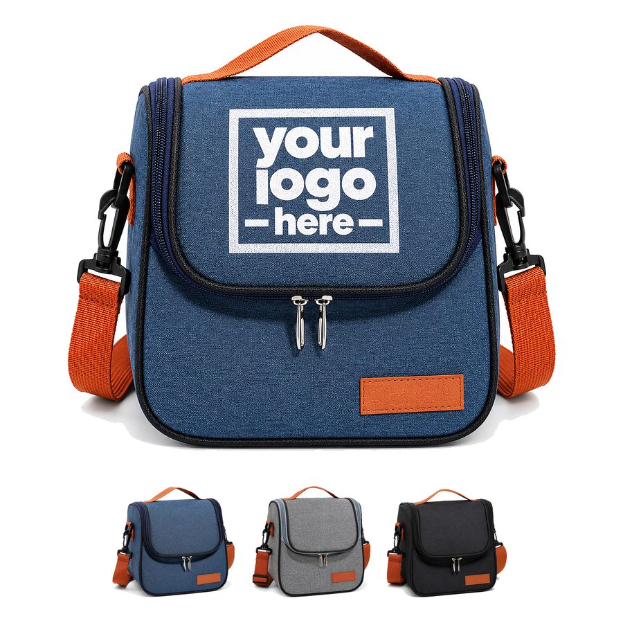 Foil-Lined Lunch Cooler With Rear Slip Pocket