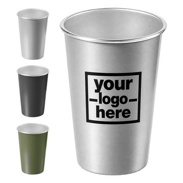 Tapered Metal Drinking Cup
