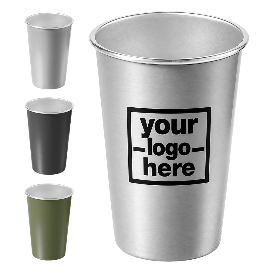 Tapered Metal Drinking Cup