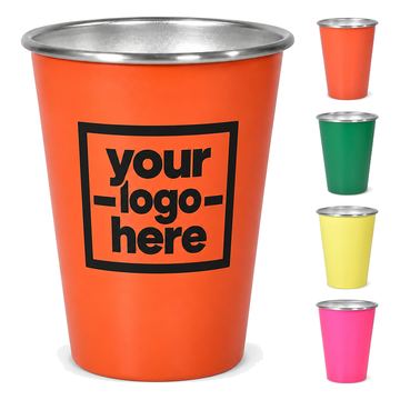 Powder-Coated Metal Drinking Cup