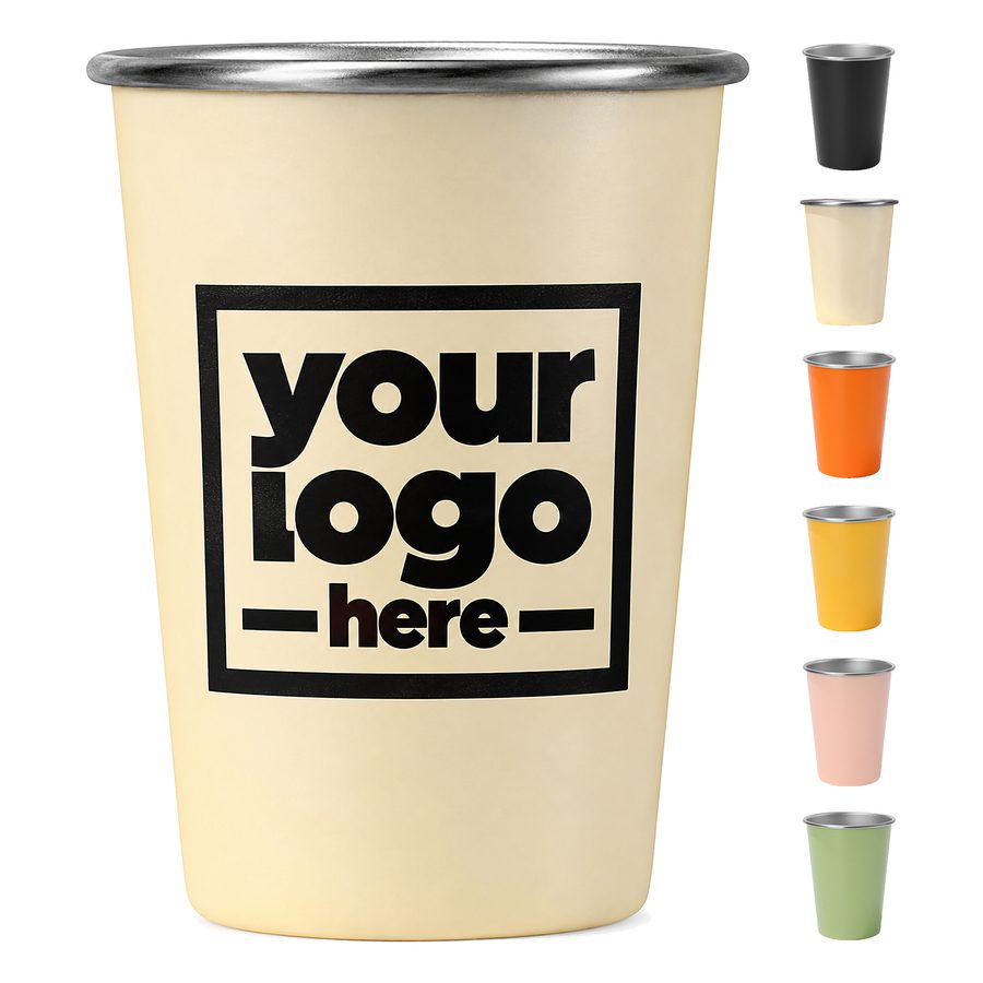 Stackable Handleless Metal Tumbler