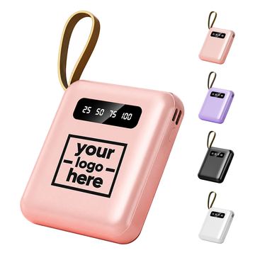 Pocket Power Bank With Battery-Level Indicator