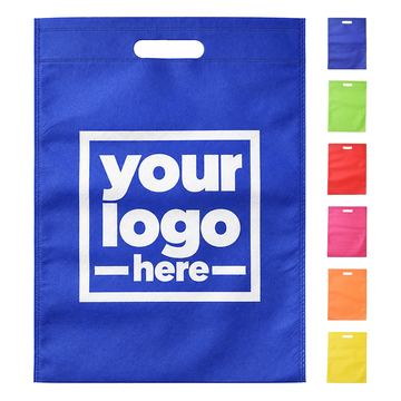 Flat Shopper With A Reinforced Die-Cut Handle