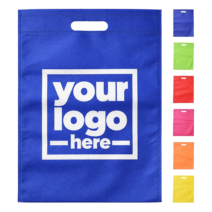 Flat Shopper With A Reinforced Die-Cut Handle