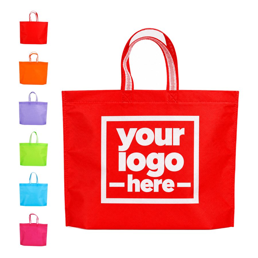 Open-Top Tote With Folded Bottom Corners
