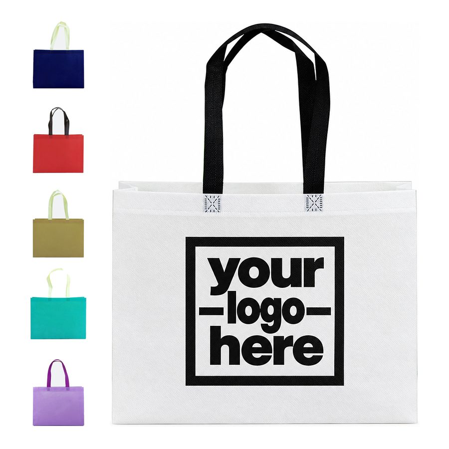 Gusseted Grocery Tote With Reinforced Handles