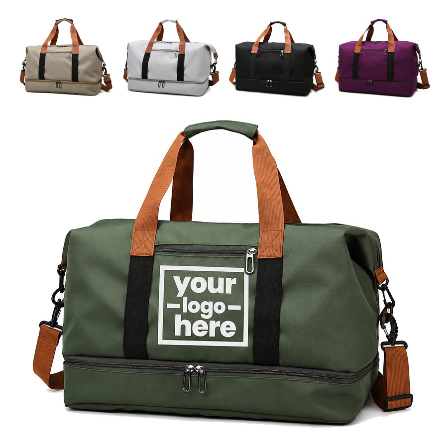 Two-Compartment Sports Duffel Bag