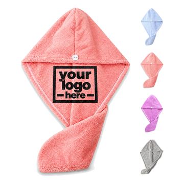 Tapered Microfiber Hair Towel Wrap