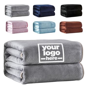 Fleece Blanket With Whipstitched Edges