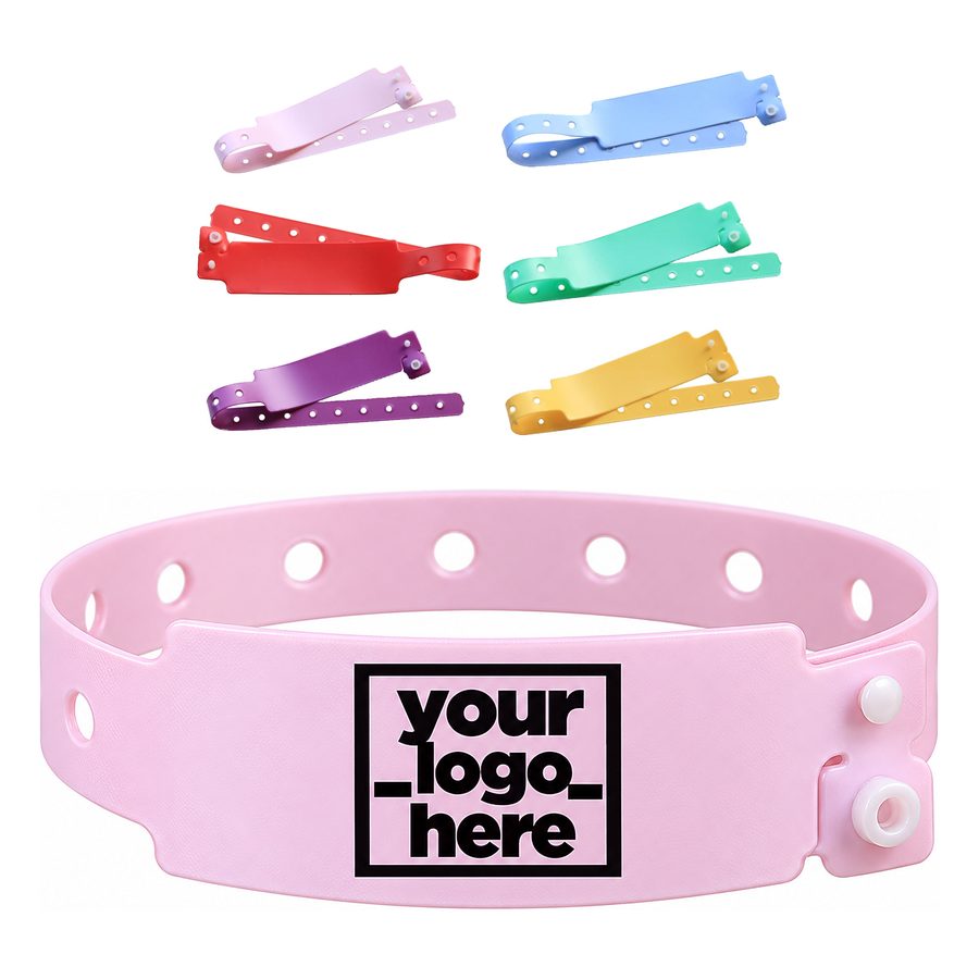 Adjustable Wide-Panel Event Wristband