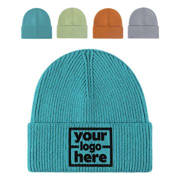 Cuffed Acrylic Winter Beanie