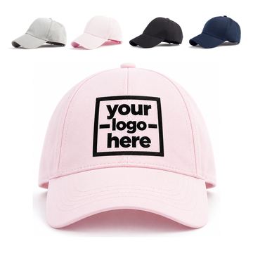 Cotton Cap With A Rear Ponytail Opening