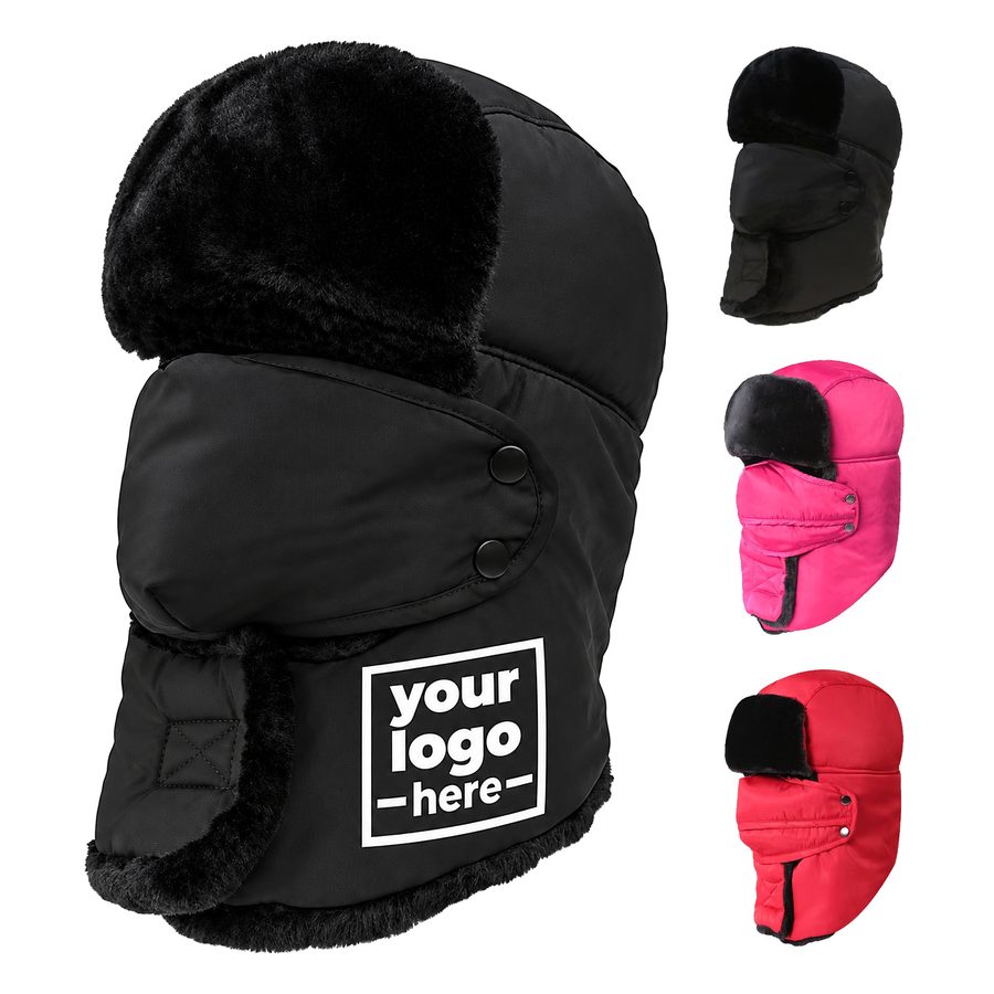 Trapper Hat With A Removable Face Mask