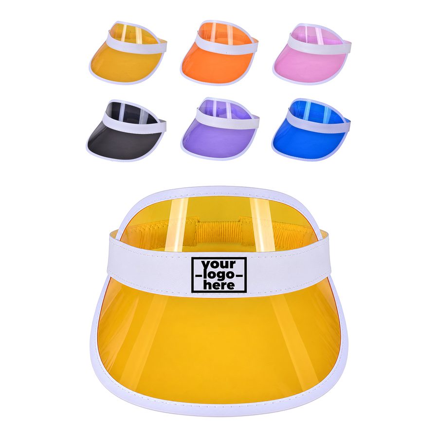 Sun Visor With A Translucent Curved Brim