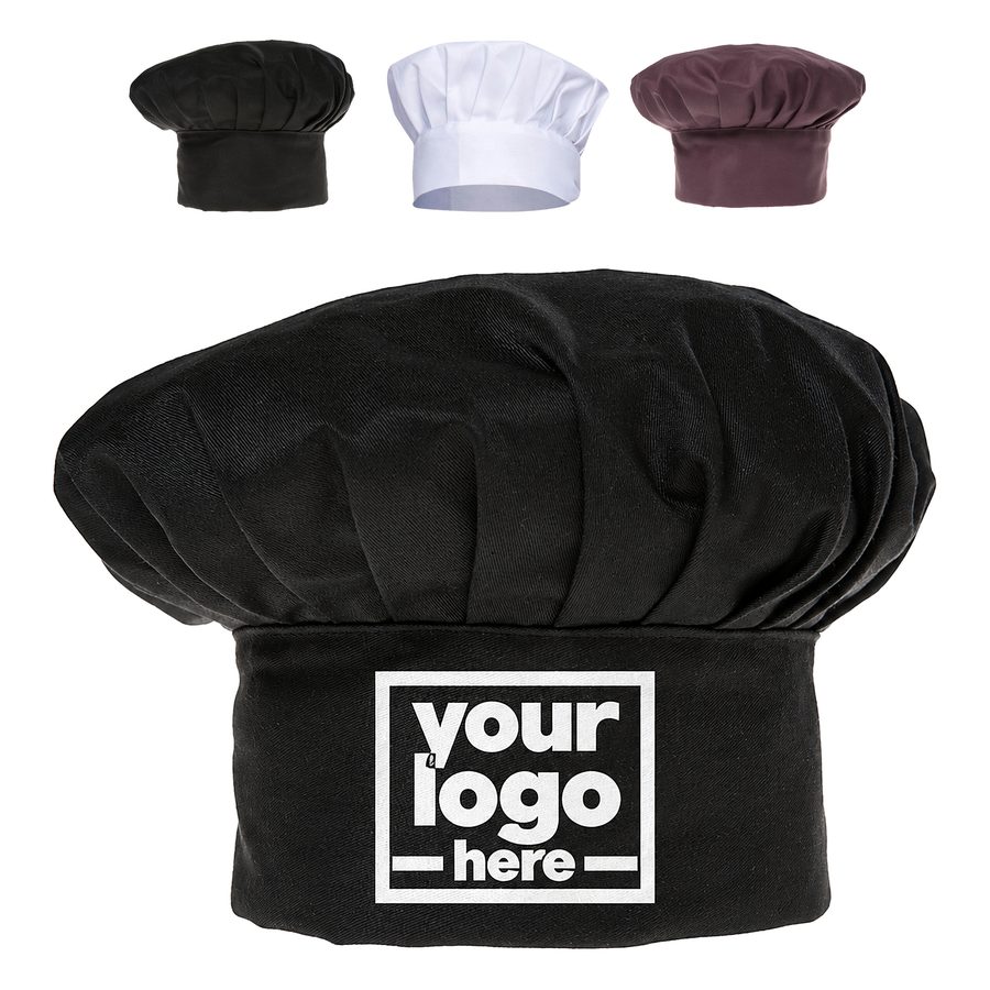 Cotton-Polyester Chef Hat With A Wide Headband