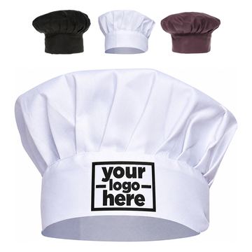 Pleated Chef Hat With A Wide Headband