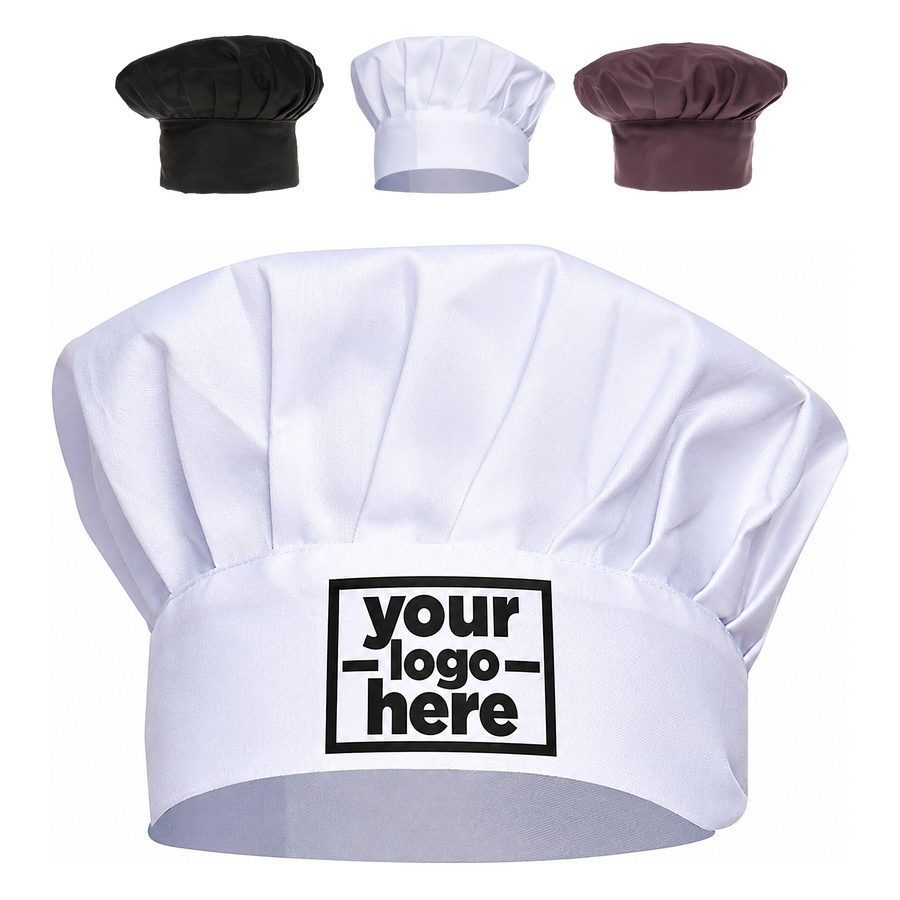 Pleated Chef Hat With A Wide Headband
