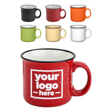 Thirteen-Ounce Speckled Campfire Mug