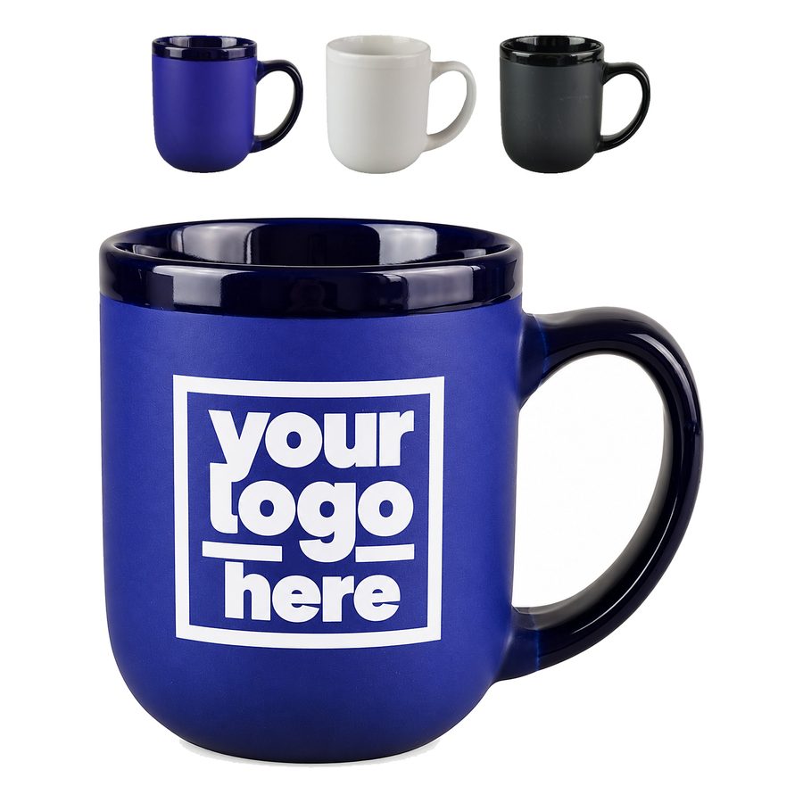 Sixteen-Ounce Ceramic Mug With A Loop Handle