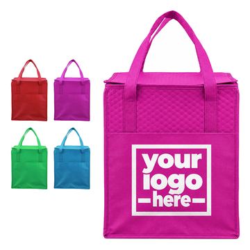 Diamond-Textured Insulated Tote