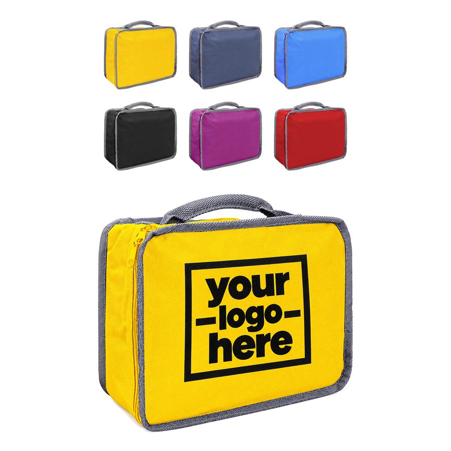 Gusseted Lunch Bag With A Perimeter Zipper
