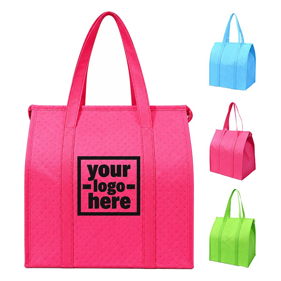 Nonwoven Thermal Tote With Fold-Over Flap