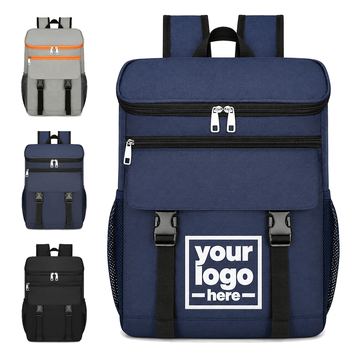 Insulated Picnic Backpack With Front Buckle Straps