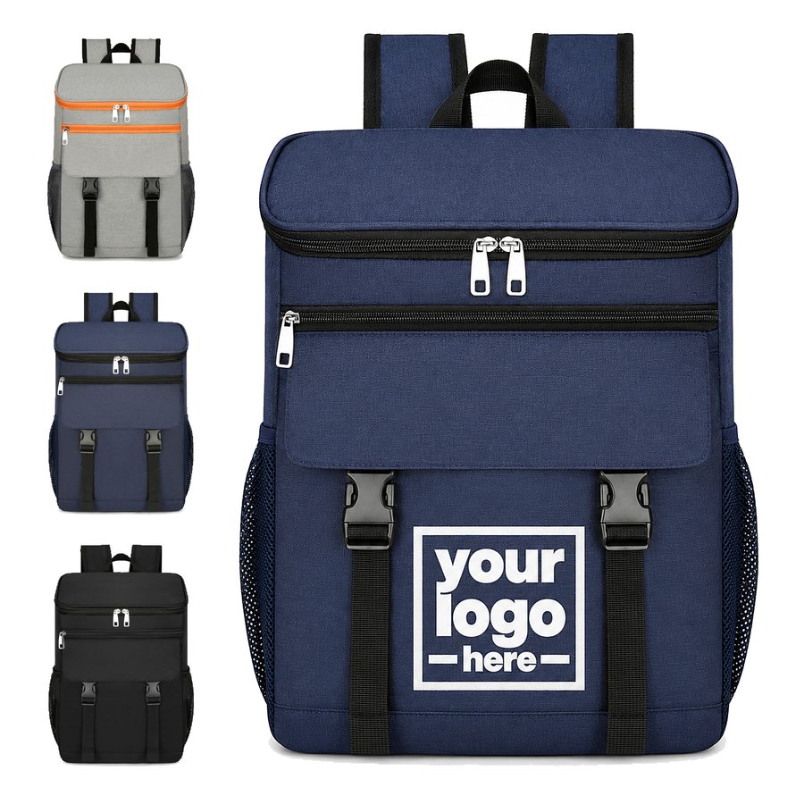 Insulated Picnic Backpack With Front Buckle Straps