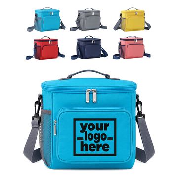 Rectangular Cooler Bag With Mesh Pocket