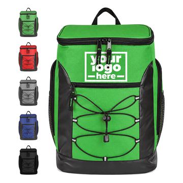 Cooler Backpack With Front Bungee Storage