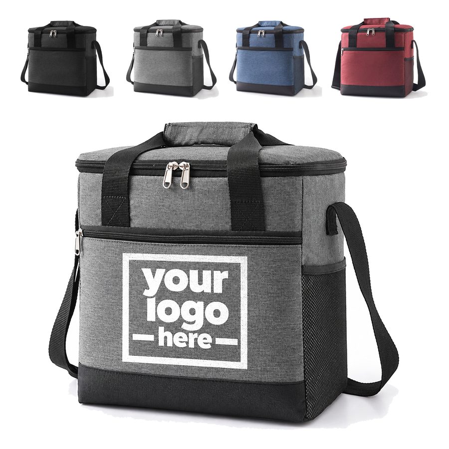 Rectangular Lunch Cooler With Padded Handles