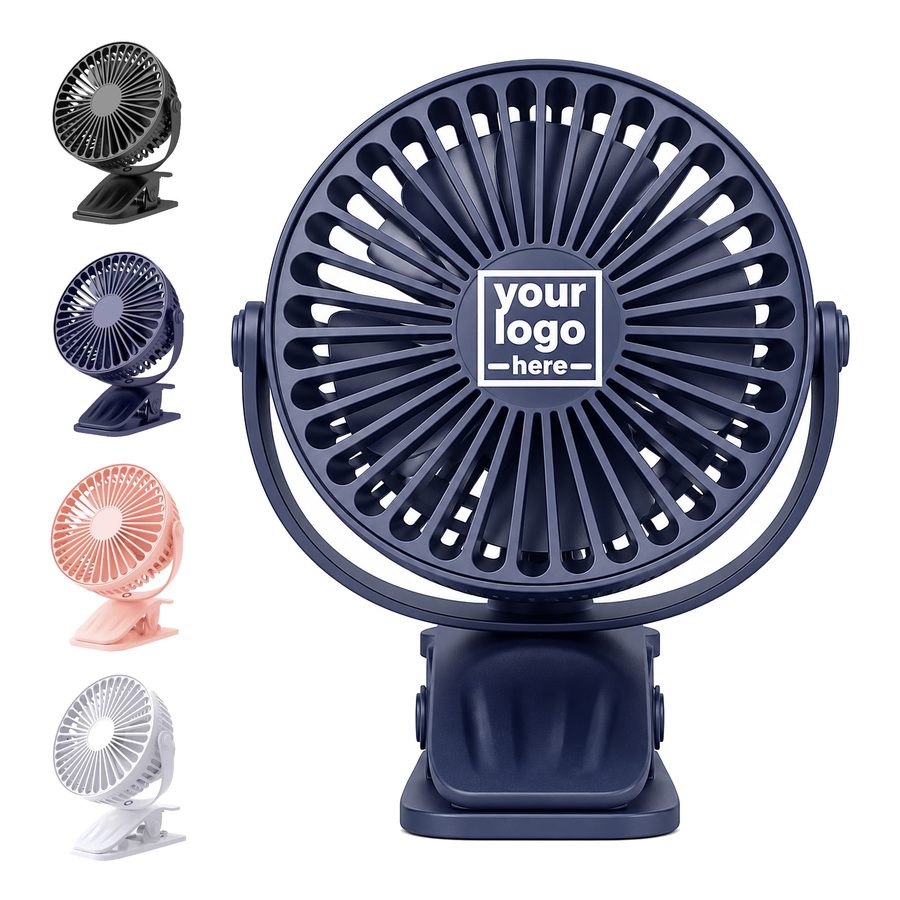 Three-Speed Fan With A Spring Clamp