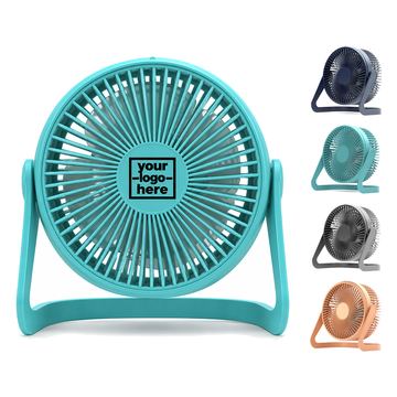Adjustable-Tilt Desktop Fan