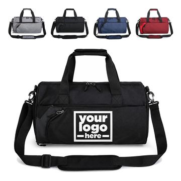 Nylon Gym Duffel Bag With Luggage Sleeve